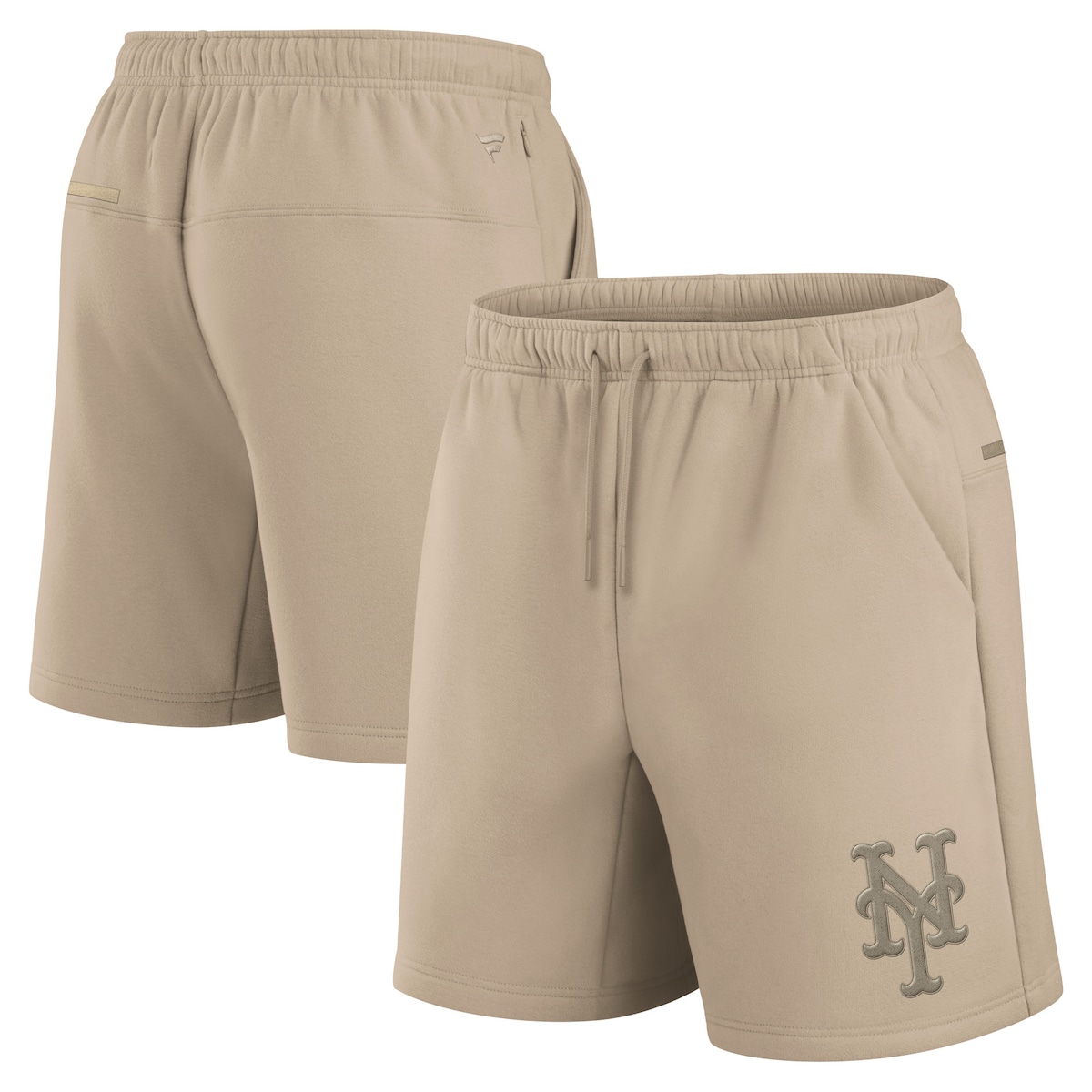 【公式グッズ】MLB メッツ カジュアル ショーツ Fanatics/ファナティクス カーキ (Unisex Fanatics Signature Elements Super Soft Fleece Short)