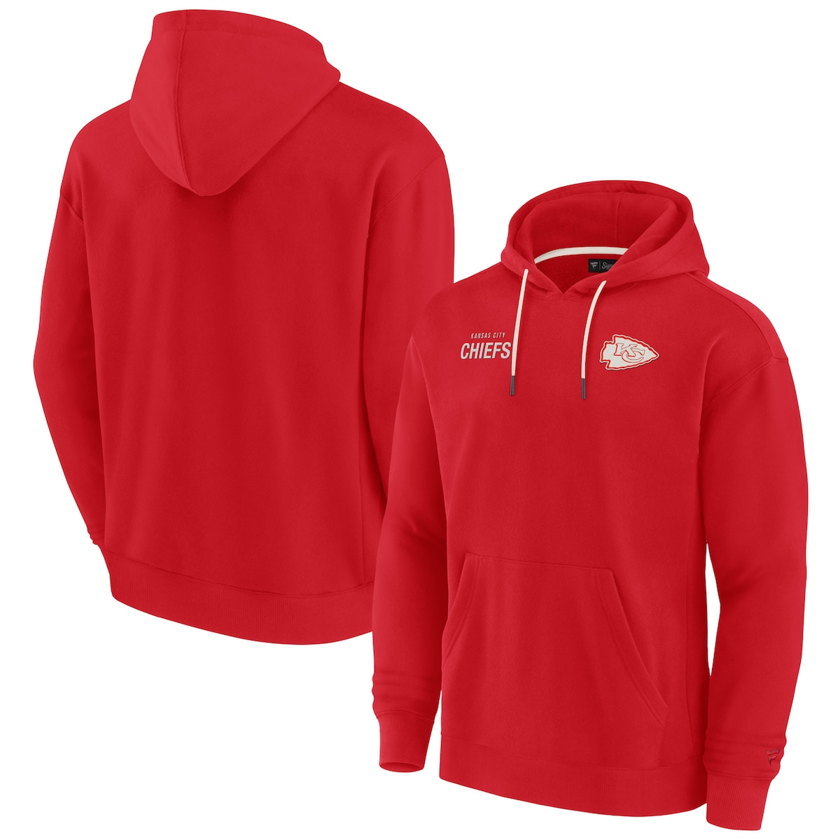 【公式グッズ】NFL チーフス フリース パーカー Fanatics/ファナティクス レッド (Unisex Fanatics Signature Elements Super Soft Fleece Pullover Hoodie)