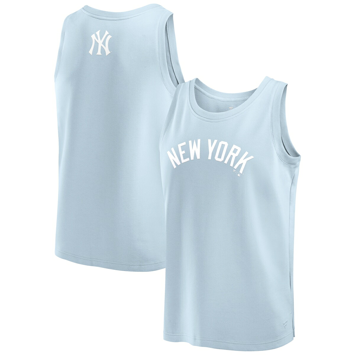 【公式グッズ】MLB ヤンキース タンクトップ Fanatics/ファナティクス メンズ ライトブルー (Men's Fanatics Branded Elements Cotton Tank)｜Fanatics公式ストア 店
