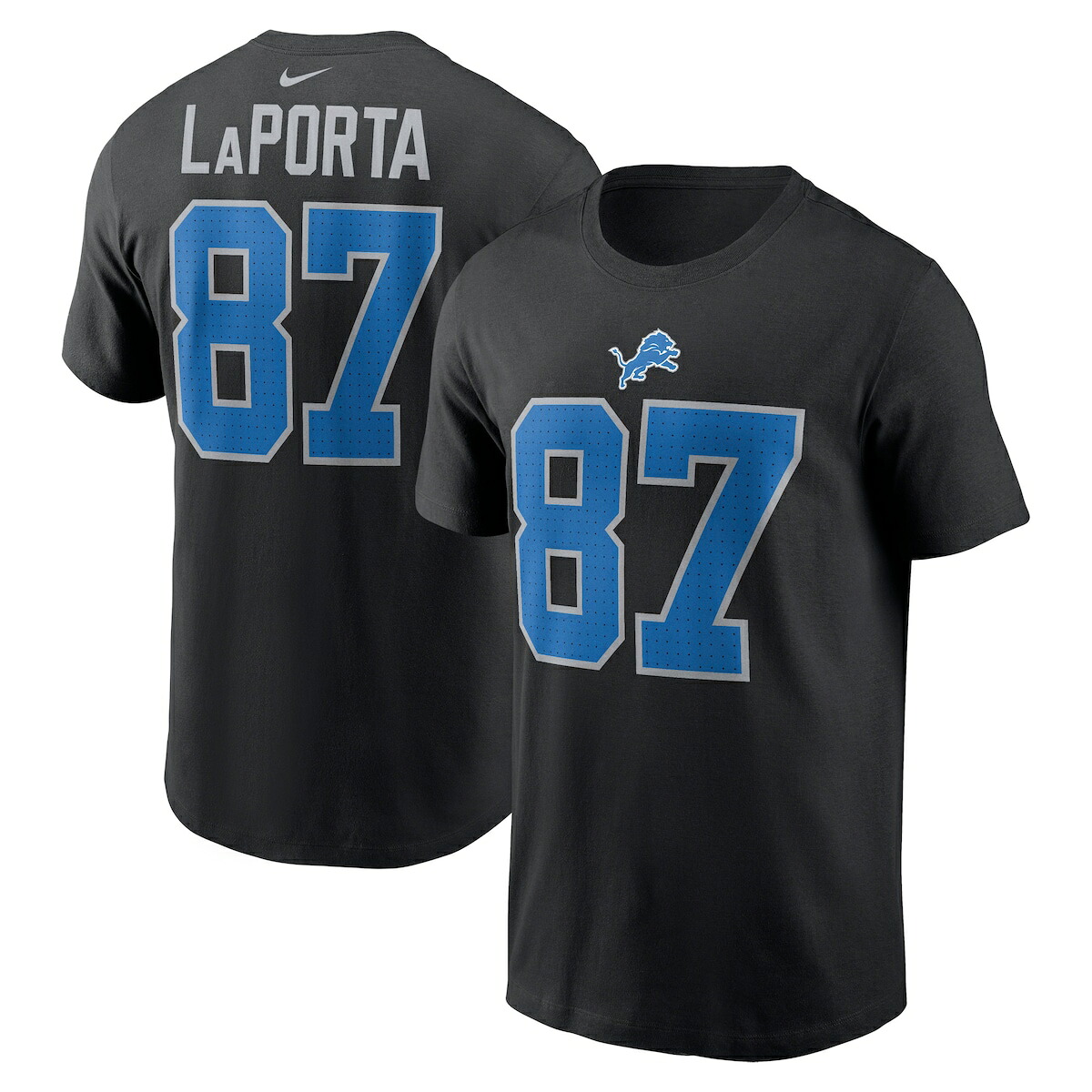 【公式グッズ】NFL ライオンズ サム・ラポルタ ネーム&ナンバー Tシャツ Nike/ナイキ メンズ ブラック (24 Men's Nike Player N&N SST)｜Fanatics公式ストア 店
