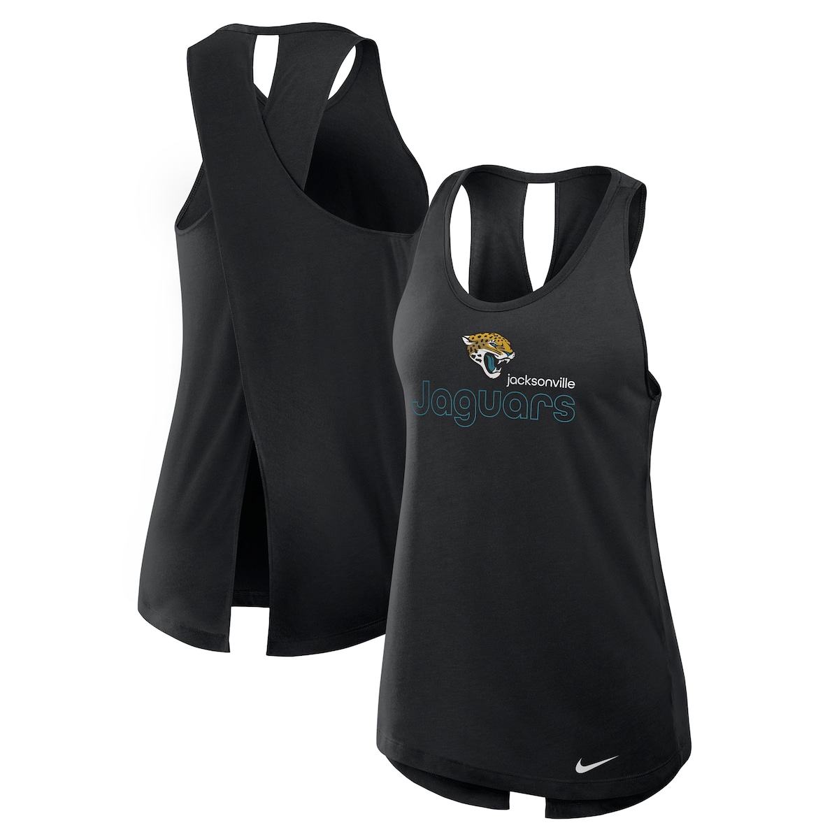 【公式グッズ】NFL ジャガーズ タンクトップ Nike/ナイキ レディース ブラック (24 Women's Nike Dri Fit Tank)｜Fanatics公式ストア 店