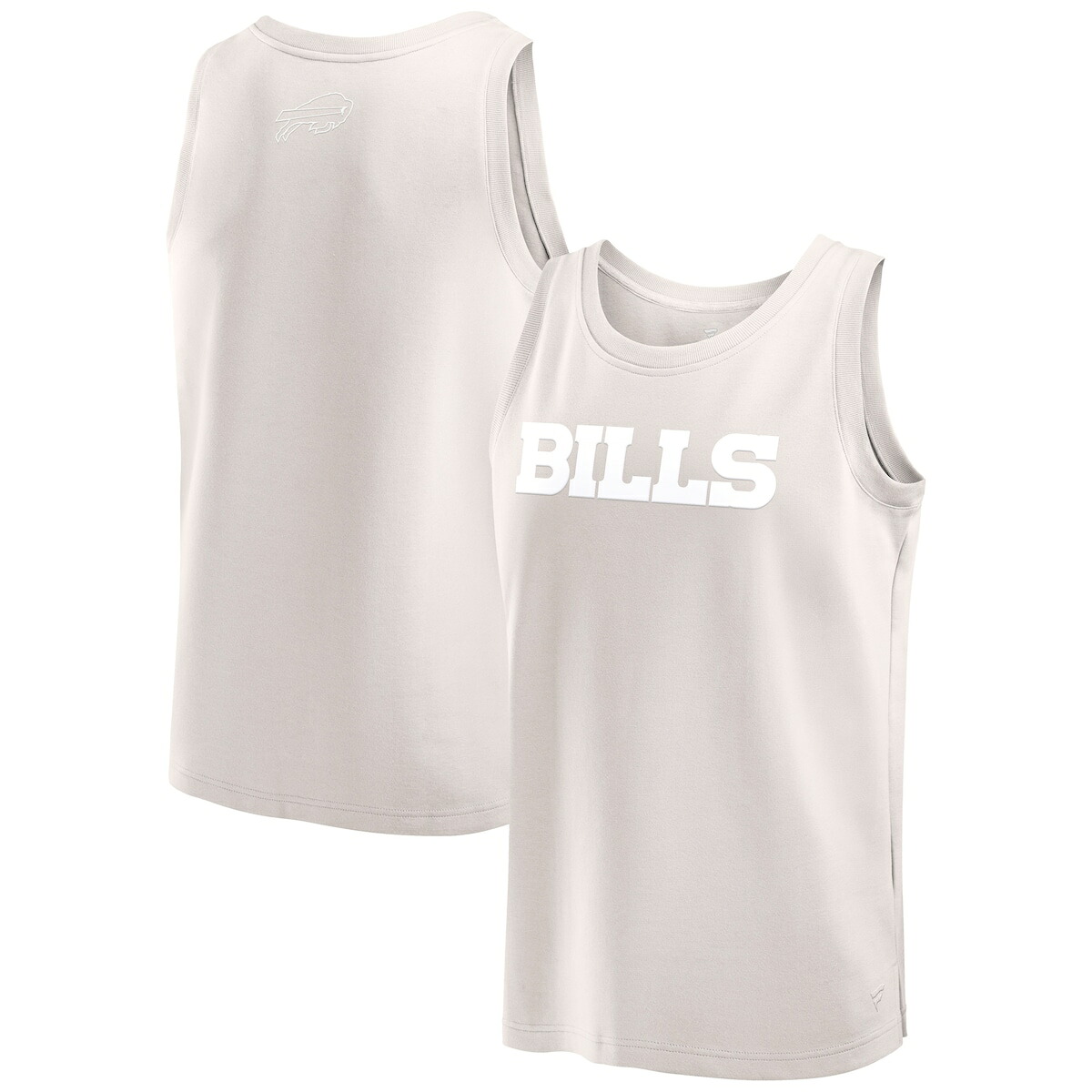 【公式グッズ】NFL ビルズ タンクトップ Fanatics/ファナティクス メンズ クリーム (MENS 24 NFL SIGNATURE ELEMENTS TANK)｜Fanatics公式ストア 店