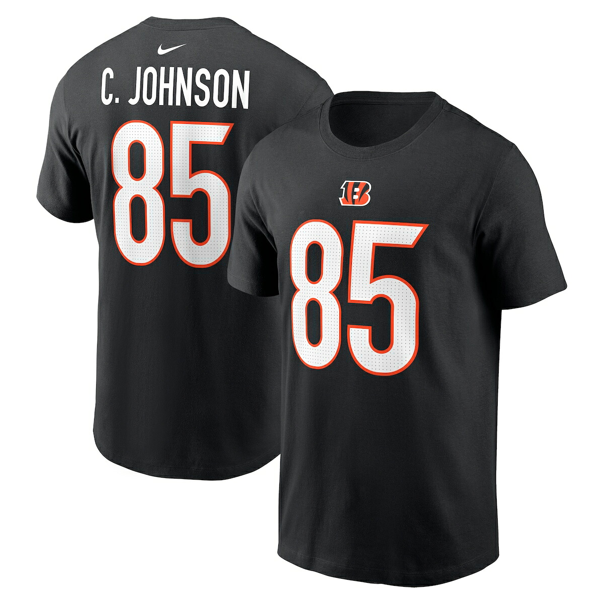 【公式グッズ】NFL ベンガルズ チャド・ジョンソン ネーム&ナンバー Tシャツ Nike/ナイキ メンズ ブラック (Men's Nike Retired Player N&N SST)｜Fanatics公式ストア 店