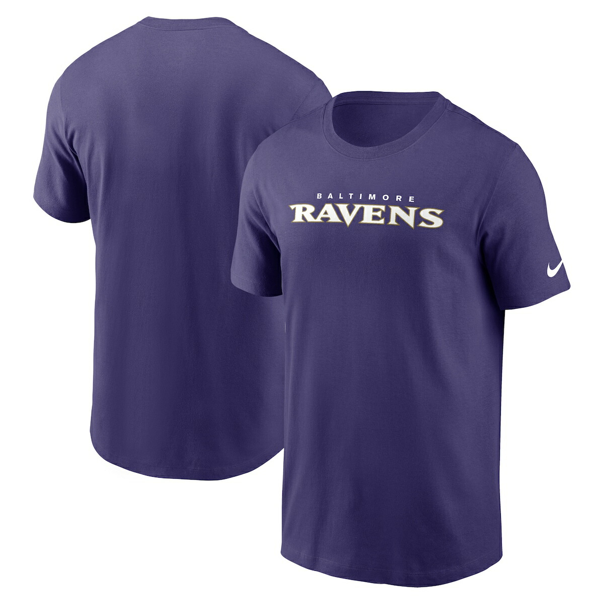 【公式グッズ】NFL レイブンズ Tシャツ Nike/ナイキ メンズ パープル (MENS NIKE PRIMETIME WORDMARK ESSENTIAL TEE)｜Fanatics公式ストア 店