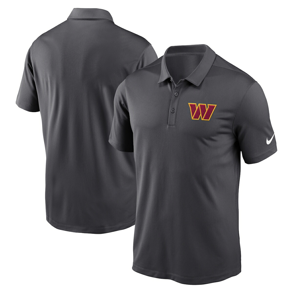 【公式グッズ】NFL コマンダーズ ポロシャツ Nike/ナイキ メンズ アンスラサイト (Men's Nike Franchise Polo)