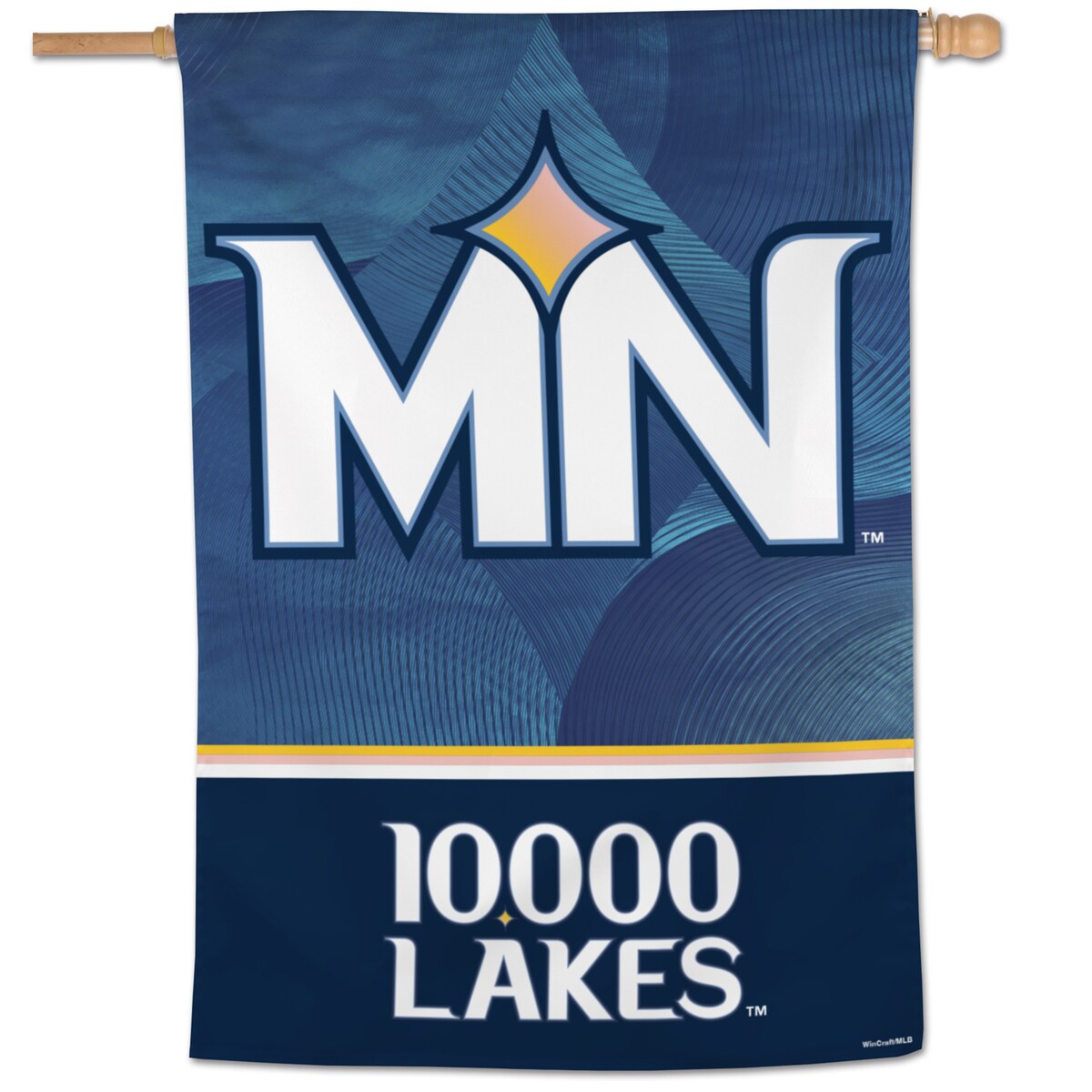 【公式グッズ】MLB ツインズ フラッグ WinCraft (24 1 Sided 28x40 Vertical Banner - City Connect)