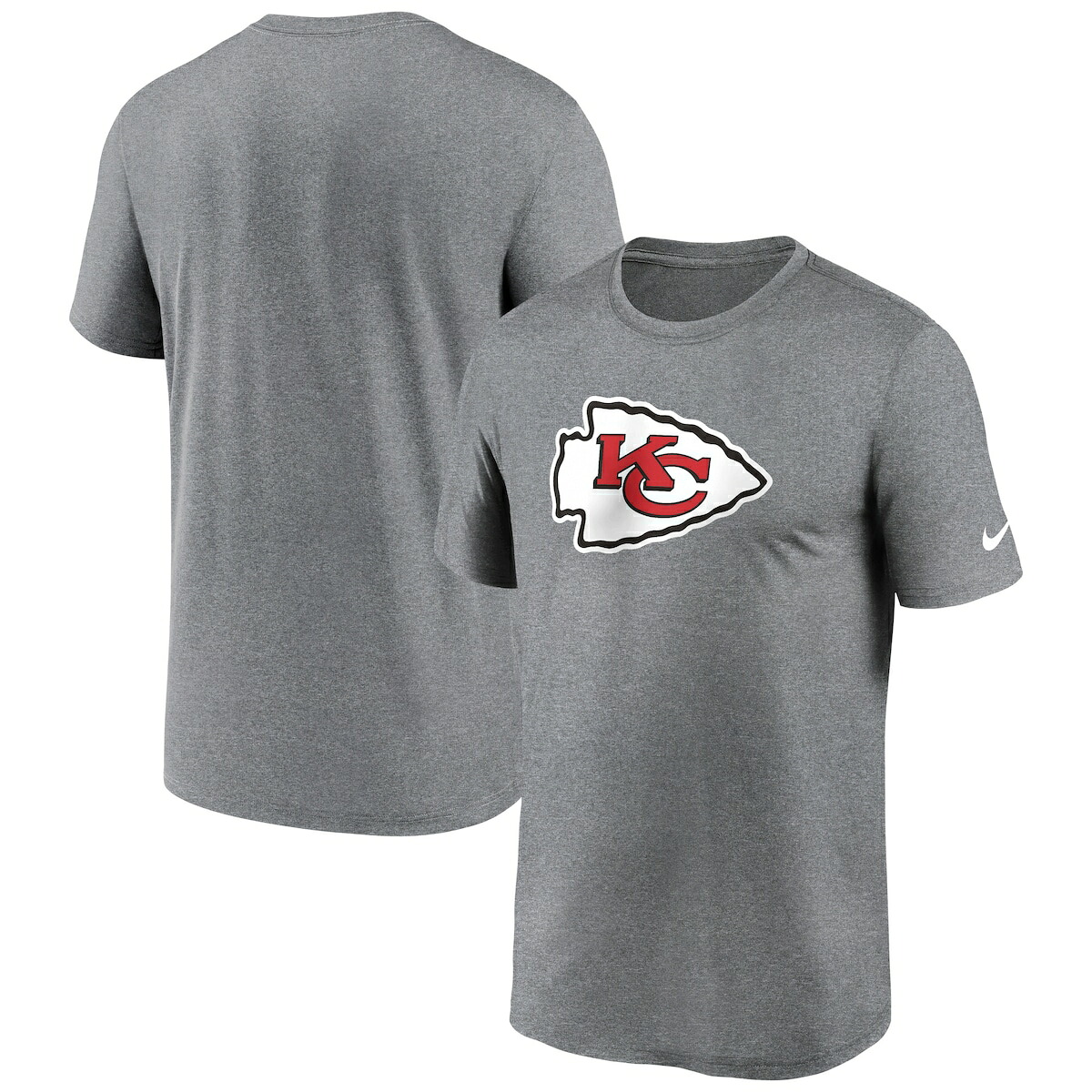 【公式グッズ】NFL チーフス Tシャツ Nike/ナイキ メンズ ヘザーチャコール (23 NFL FANGEAR Men's Nike Legend Logo SST)｜Fanatics公式ストア 店 9,229円