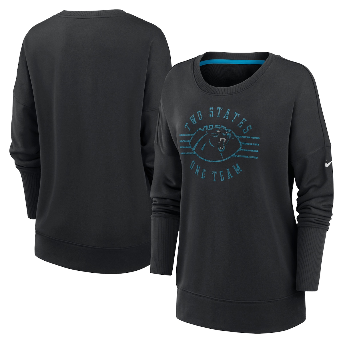 【公式グッズ】NFL パンサーズ トレーナー Nike/ナイキ レディース ブラック (22 Women's Rewind Playback Icon Dri-Fit Drop Shoulder LST)｜Fanatics公式ストア 店