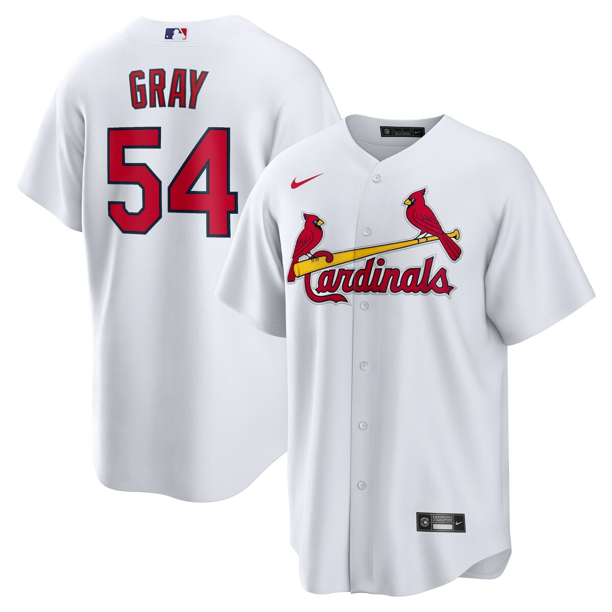 【公式グッズ】MLB カージナルス ソニー・グレイ ホーム ユニフォーム （レプリカ） Nike/ナイキ メンズ ホワイト (Nike Replica Jersey - April Builds)