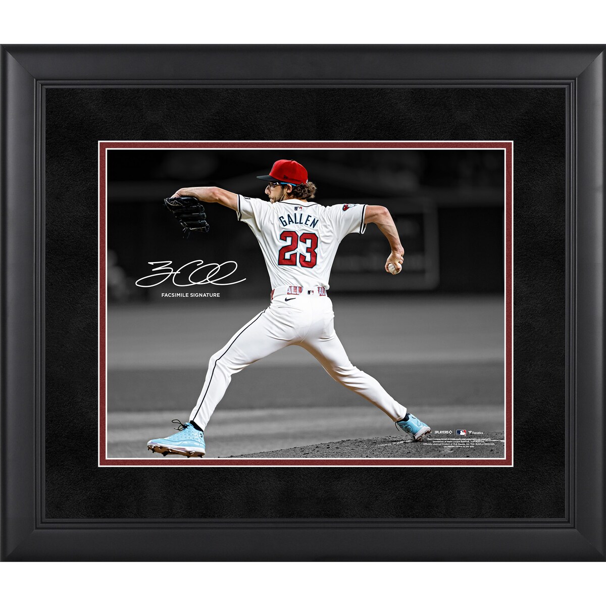 【公式グッズ】MLB ダイヤモンドバックス ザック・ガレン コレクタブルフォト Fanatics Authentic/ファナティクスオーセンティック (UNS MLB PF31 FRAMING 45419)