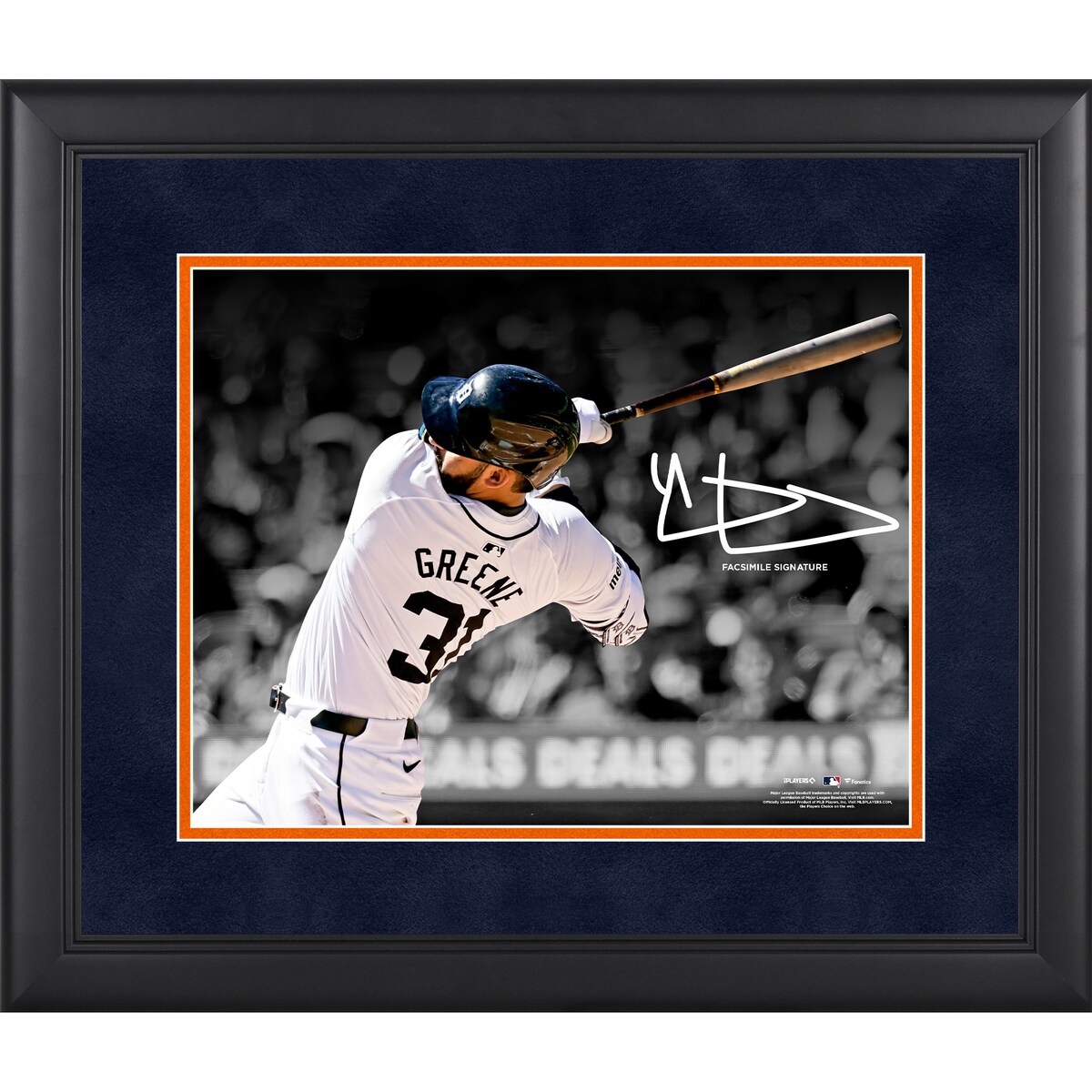 【公式グッズ】MLB タイガース ライリー・グリーン コレクタブルフォト Fanatics Authentic/ファナティクスオーセンティック (UNS MLB PF31 FRAMING 45419)