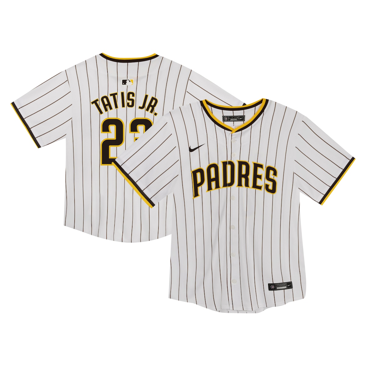 【公式グッズ】MLB パドレス フェルナンド・タティスJr. ユニフォーム Nike/ナイキ トドラー・幼児サイズ ホワイト (OST Toddler Home Game Player Jersey)