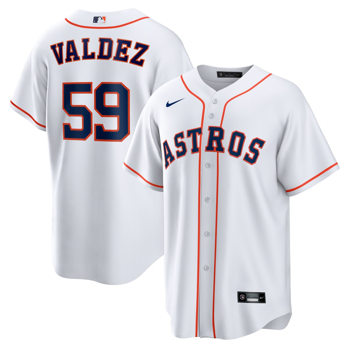 【公式グッズ】MLB アストロズ フランバー・バルデス ホーム ユニフォーム （レプリカ） Nike/ナイキ メンズ ホワイト (Nike Replica Jersey - April Builds)