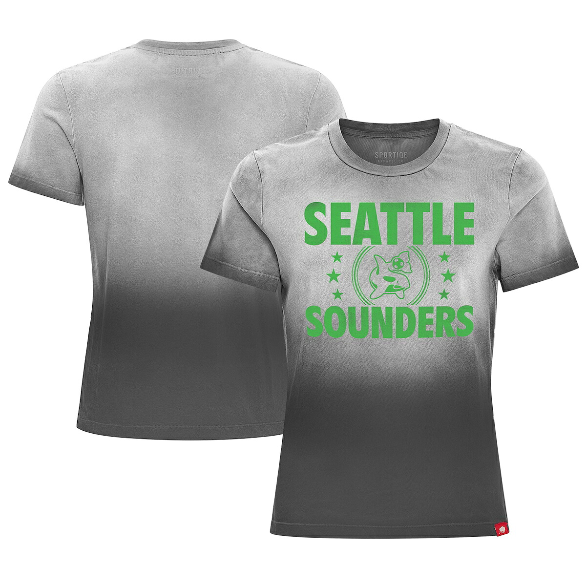 【公式グッズ】MLS サウンダーズFC Tシャツ Sportiqe（スポーティク） レディース チャコール (STQ S24 Women's Arcadia Tee)｜Fanatics公式ストア 店