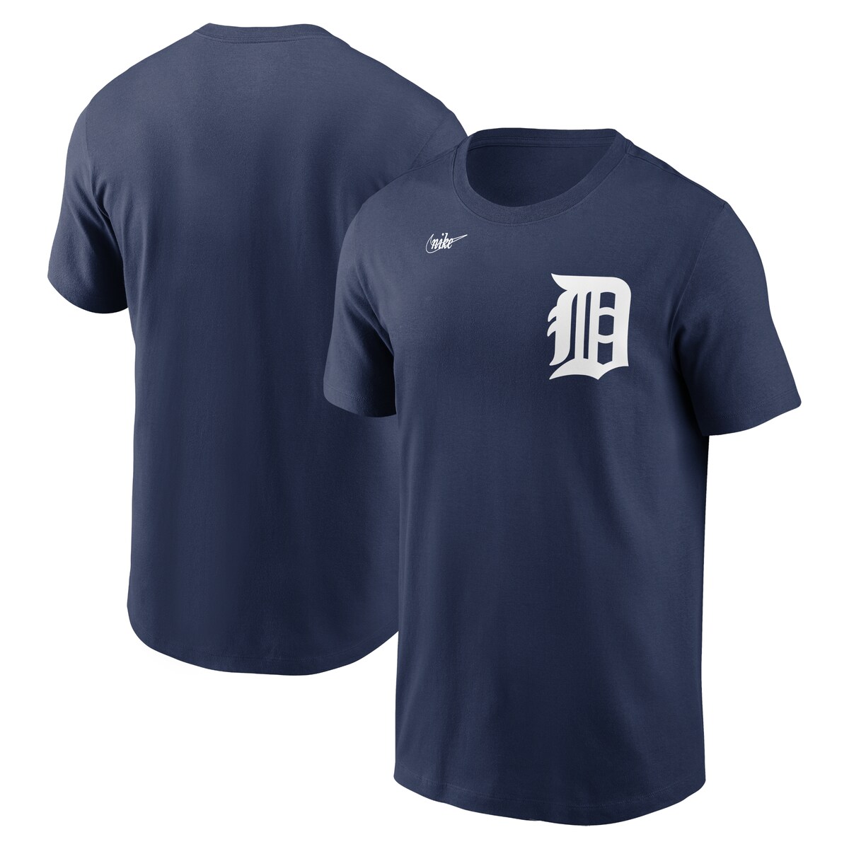 【公式グッズ】MLB タイガース Tシャツ Nike/ナイキ メンズ ネイビー (Men's Nike Cooperstown Wordmark Cotton SST)