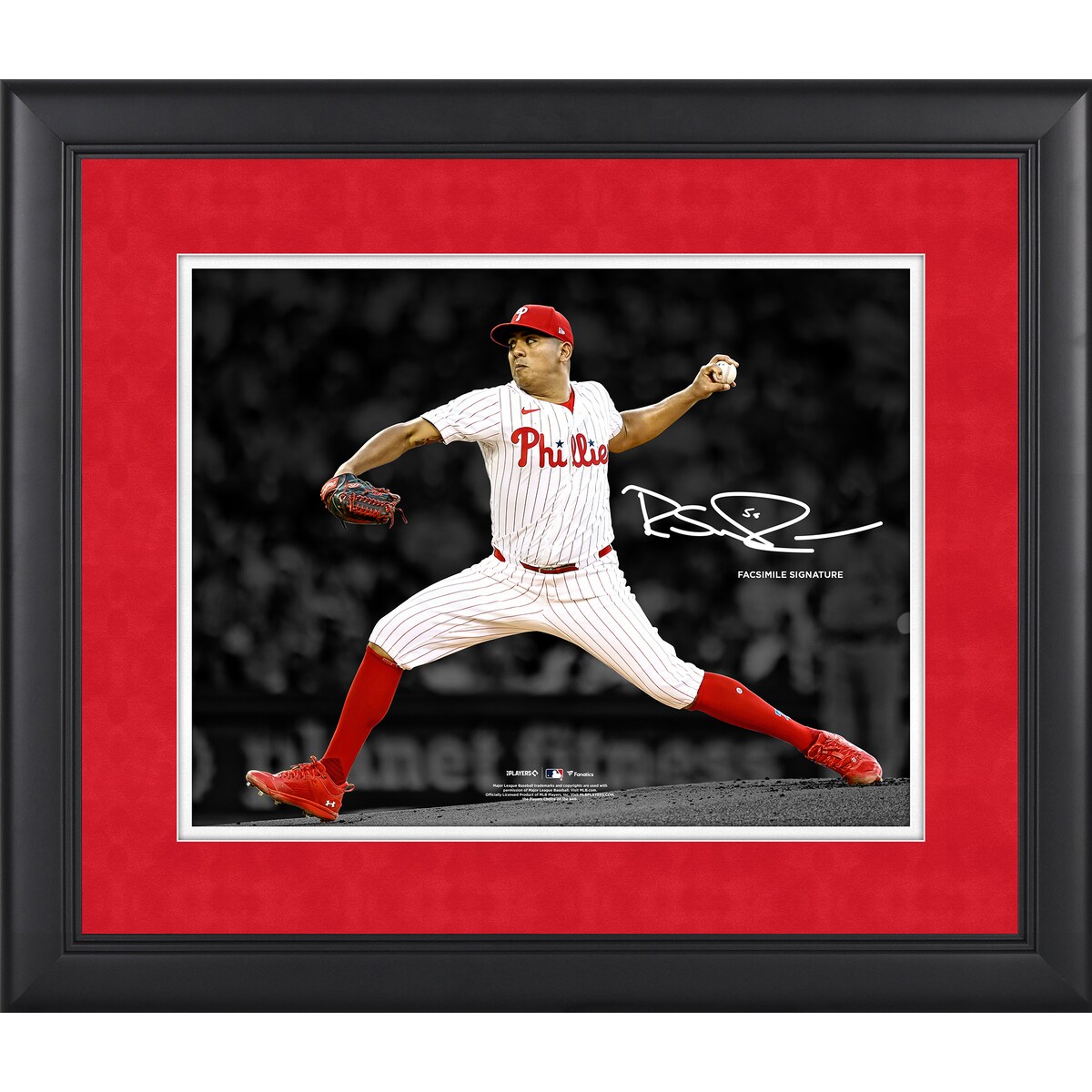 【公式グッズ】MLB フィリーズ レンジャー・スアレス コレクタブルフォト(11インチx14インチ) Fanatics Authentic/ファナティクスオーセンティック (UNS MLB PF31 FRAMING 45447)