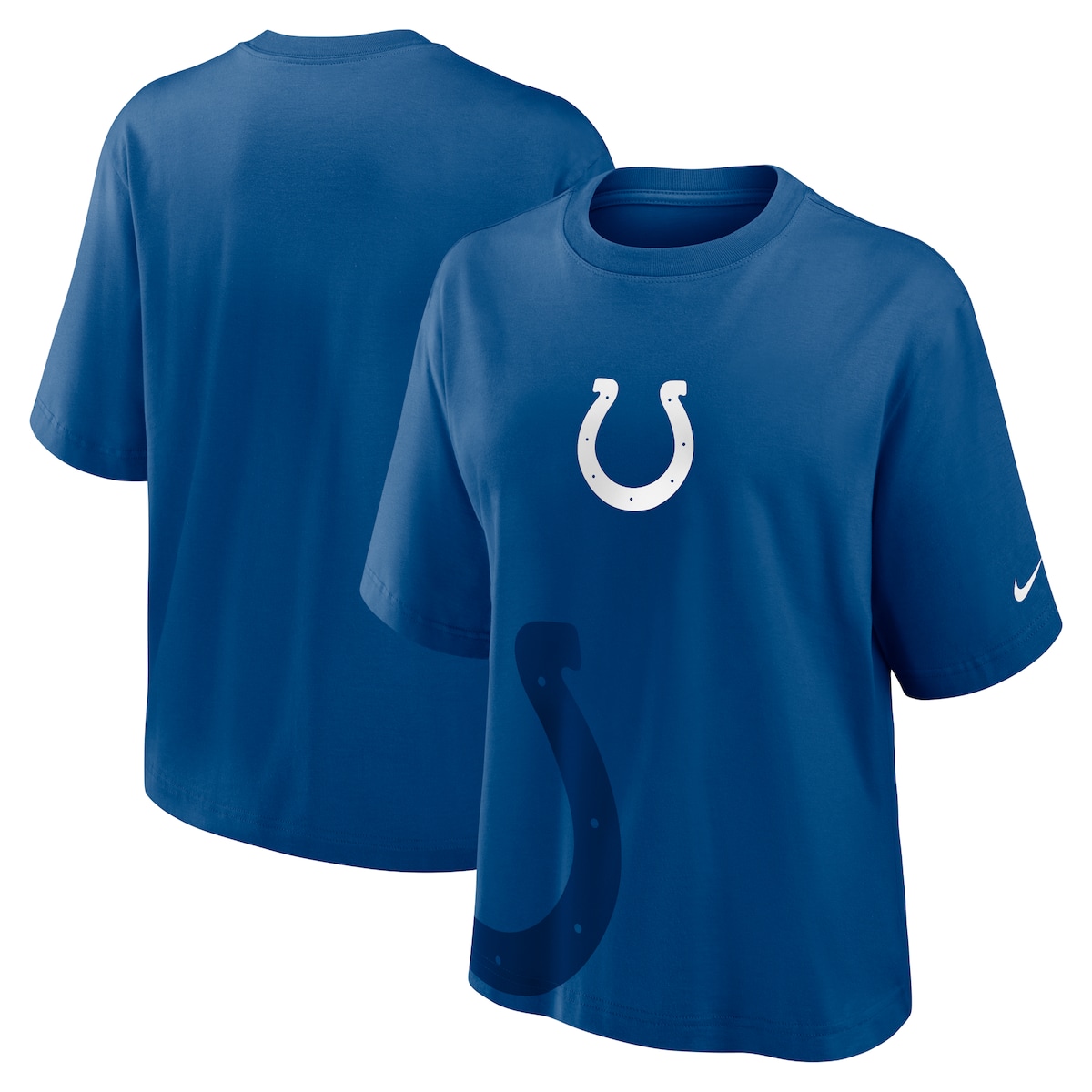 【公式グッズ】NFL コルツ Tシャツ Nike/ナイキ レディース ロイヤル (24 Womens Nike SS Boxy Tee)｜Fanatics公式ストア 店