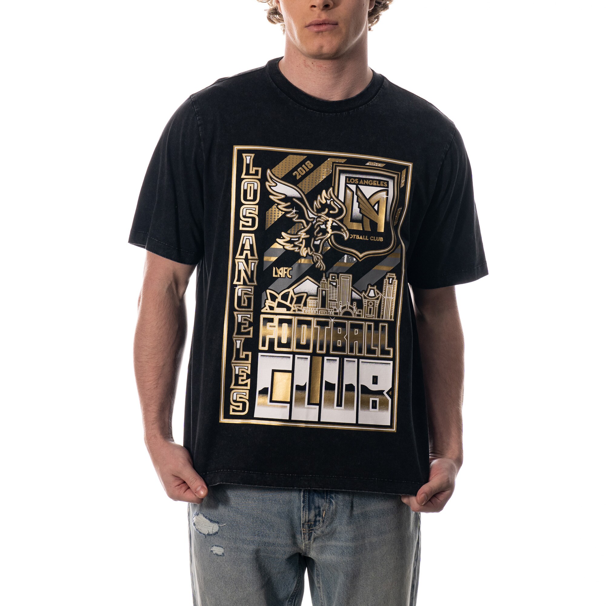 【公式グッズ】MLS LAFC Tシャツ The Wild Collective メンズ ブラック (WCV S24 Men's Band Tee)|Fanatics公式ストア 店