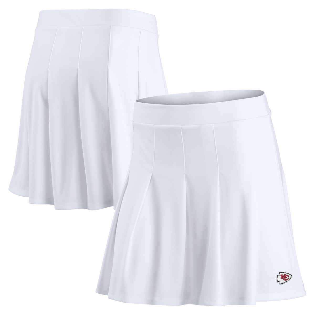 【公式グッズ】NFL チーフス スコート Fanatics/ファナティクス レディース ホワイト (24 Women's Primary Tennis Skort)｜Fanatics公式ストア 店