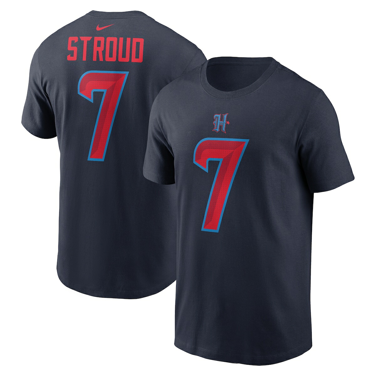 【公式グッズ】NFL テキサンズ C.J. ストラウド ネーム&ナンバー Tシャツ Nike/ナイキ メンズ ネイビー (24 Men's Nike Player N&N SST)｜Fanatics公式ストア 店