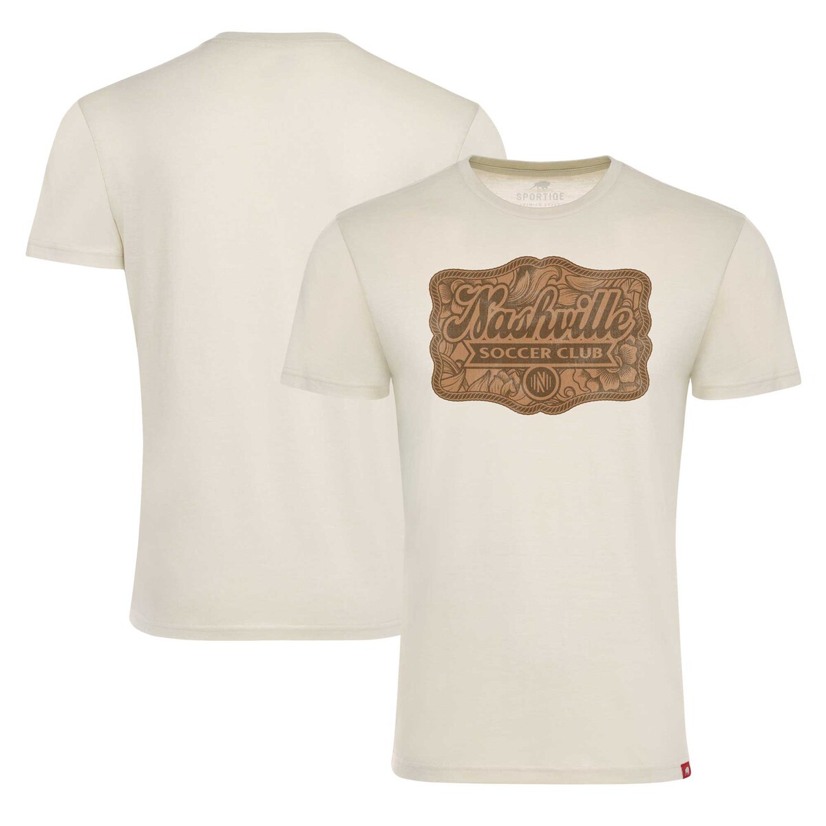 【公式グッズ】MLS ナッシュビル・SC Tシャツ Sportiqe(スポーティク) クリーム (STQ SU24 Unisex Comfy Tee)|Fanatics公式ストア 店