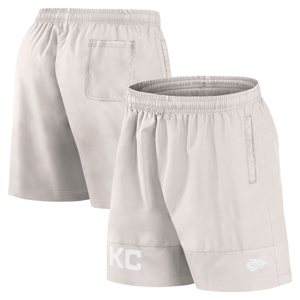 【公式グッズ】NFL チーフス カジュアル ショーツ Fanatics/ファナティクス メンズ クリーム (MENS 24 NFL SIGNATURE ELEMENTS Short)