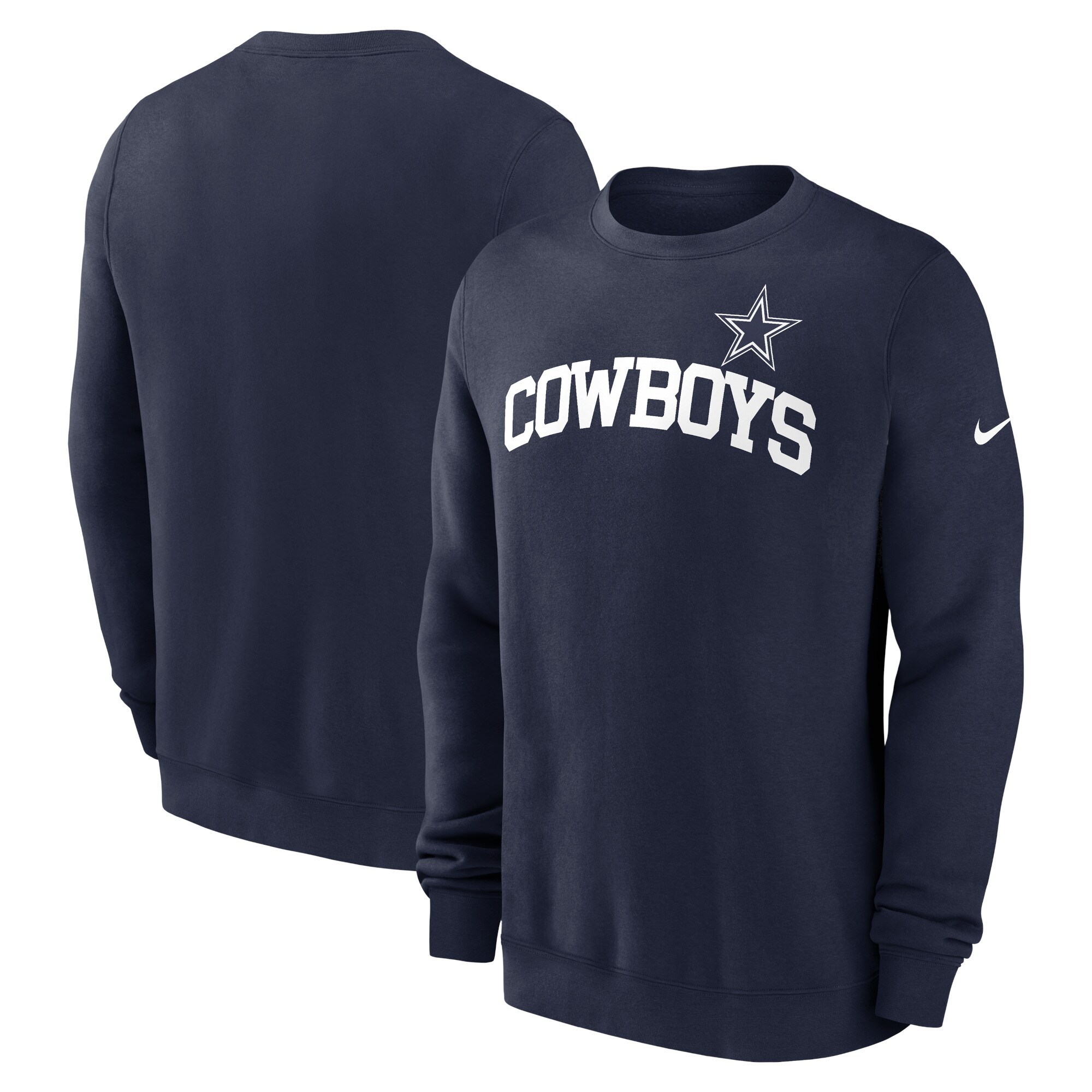【公式グッズ】NFL カウボーイズ トレーナー Nike/ナイキ メンズ ネイビー (MEN'S 24 FANGEAR CLUB LS CREW)