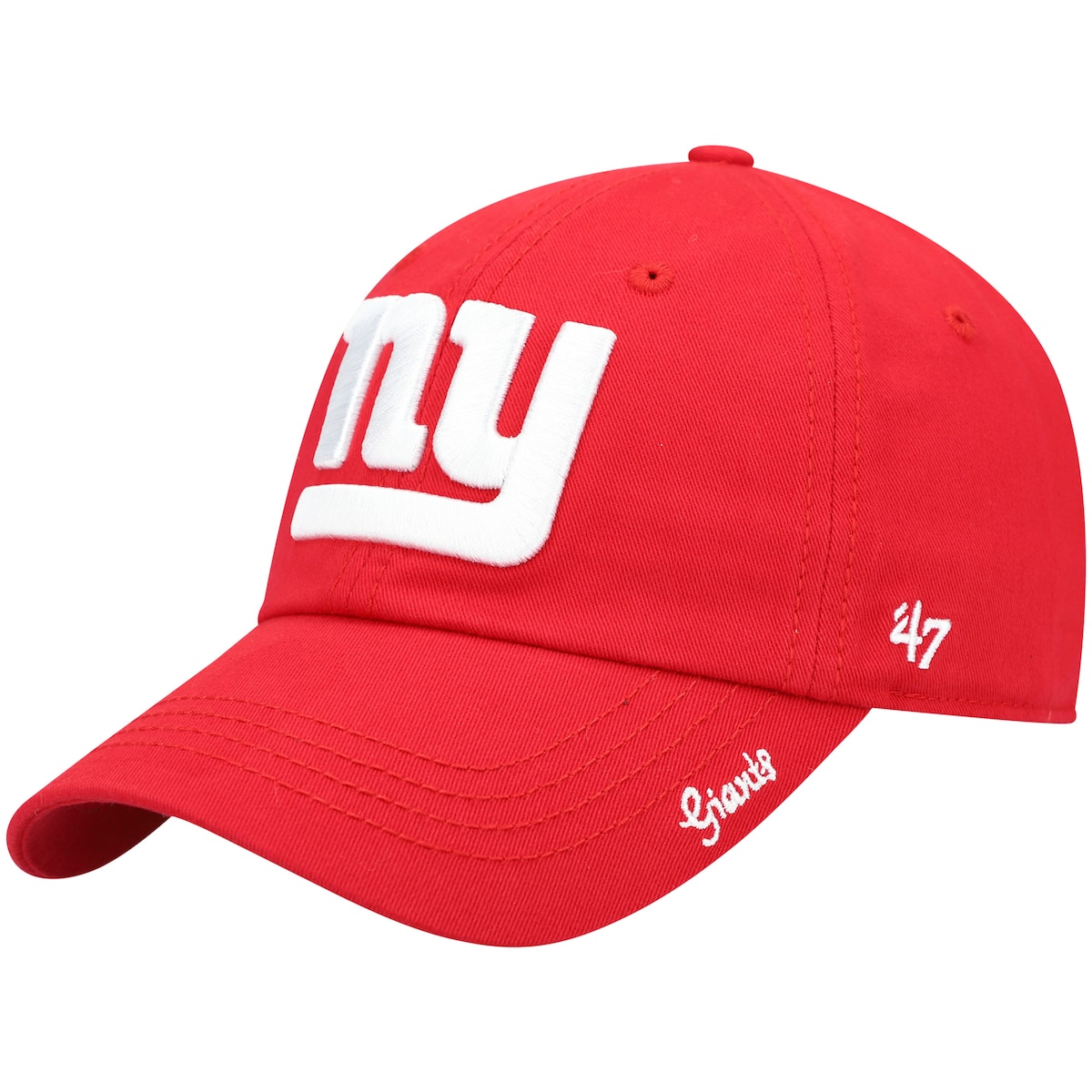 【公式グッズ】NFL ジャイアンツ アジャスタブル キャップ '47 /フォーティーセブン レディース レッド (NFL Womens Miata Clean Up Secondary)｜Fanatics公式ストア 店 7,507円