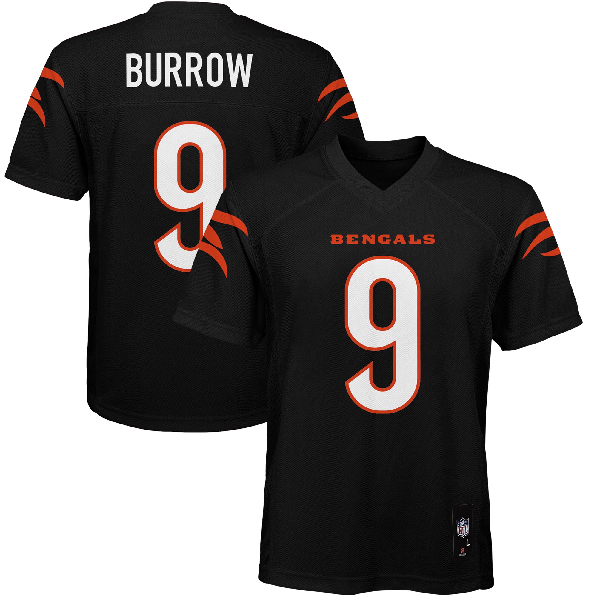 【公式グッズ】NFL ベンガルズ ジョー・バロー レプリカ ユニフォーム Outerstuff キッズサイズ ブラック (22 Youth NFL Mid-Tier Jersey)｜Fanatics公式ストア 店