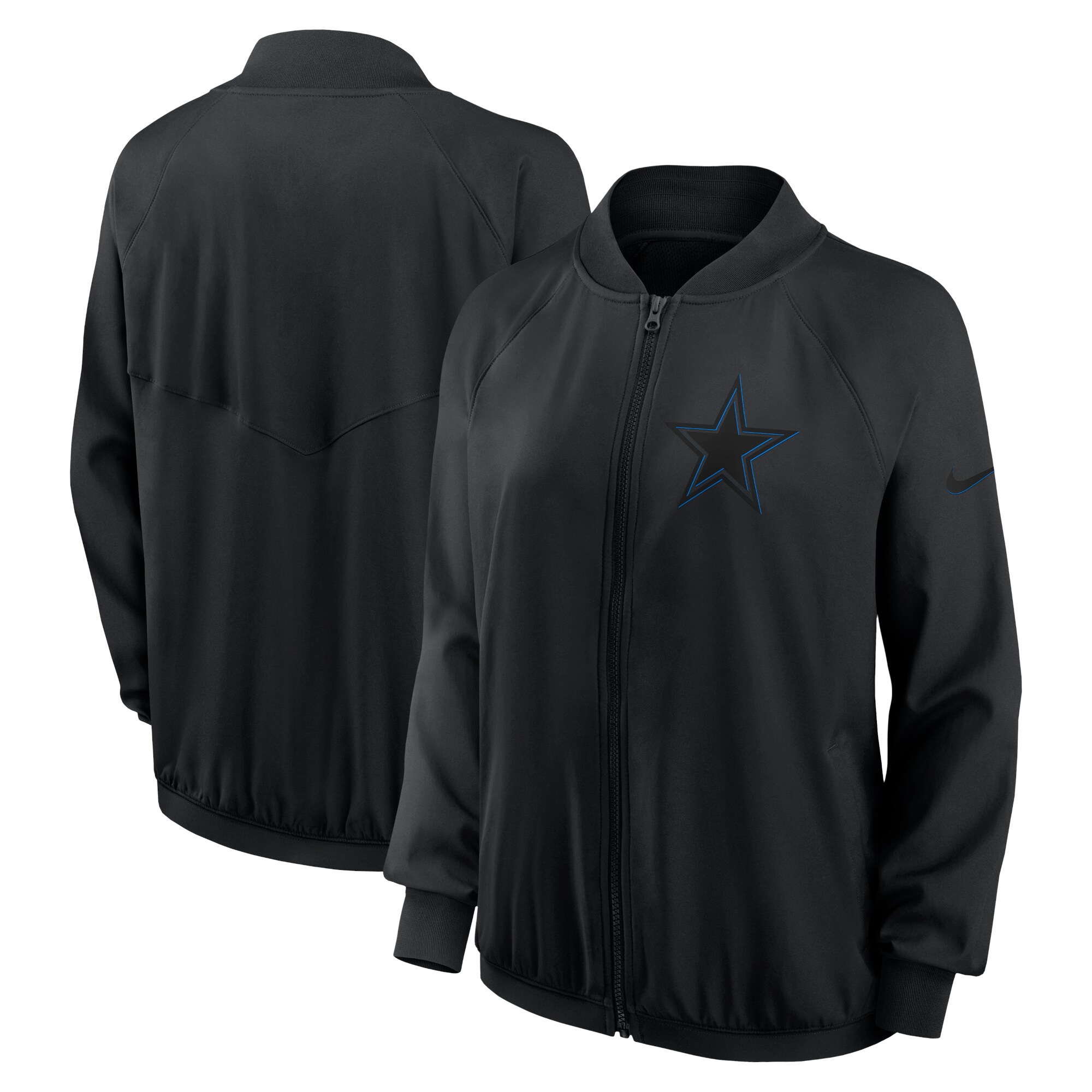【公式グッズ】NFL カウボーイズ ジャケット Nike/ナイキ レディース ブラック (24 Women's Nike FZ Jacket)