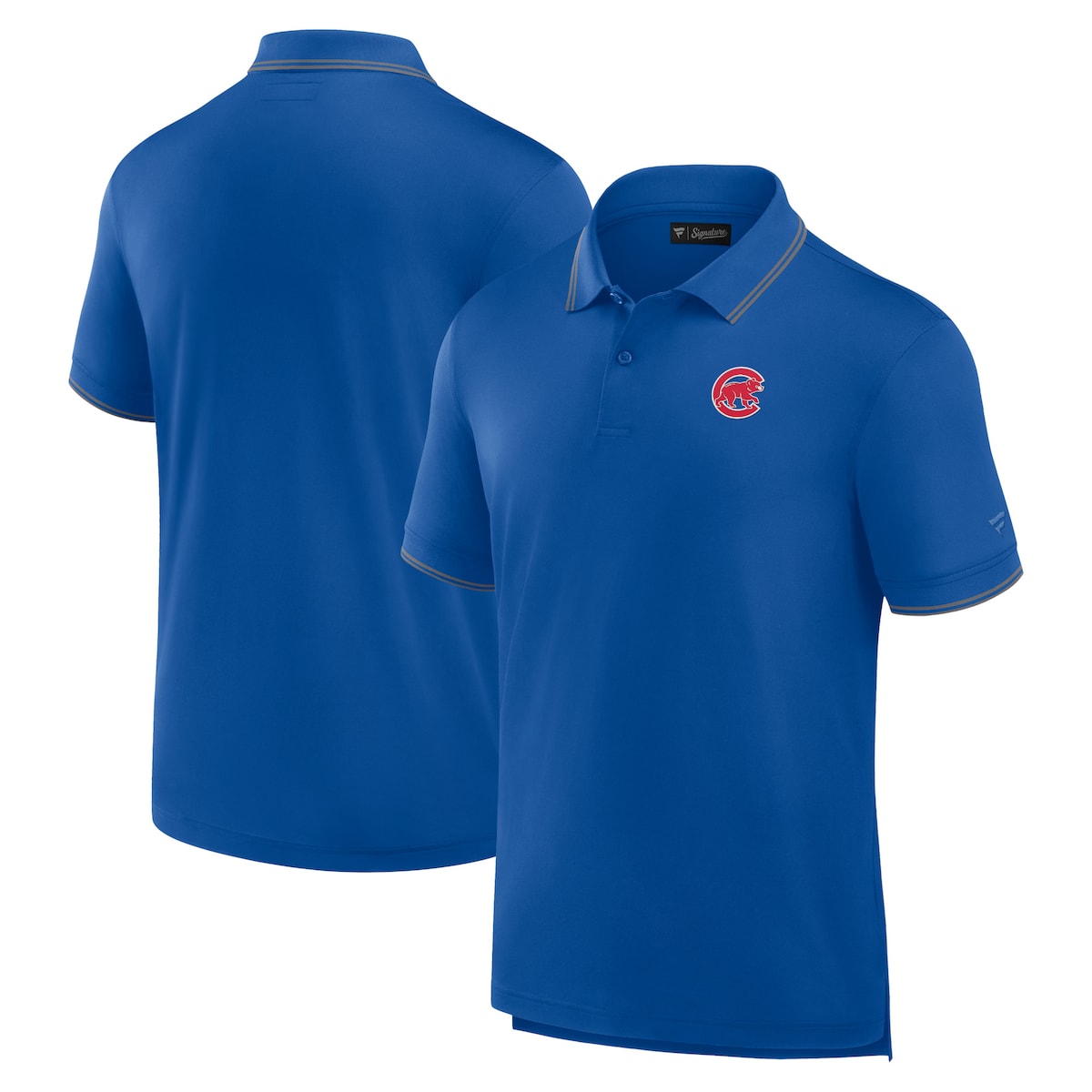 【公式グッズ】MLB カブス ポロシャツ Fanatics/ファナティクス メンズ ロイヤル (Mens Fanatics Signature Front Office Pique Polo Shirt)