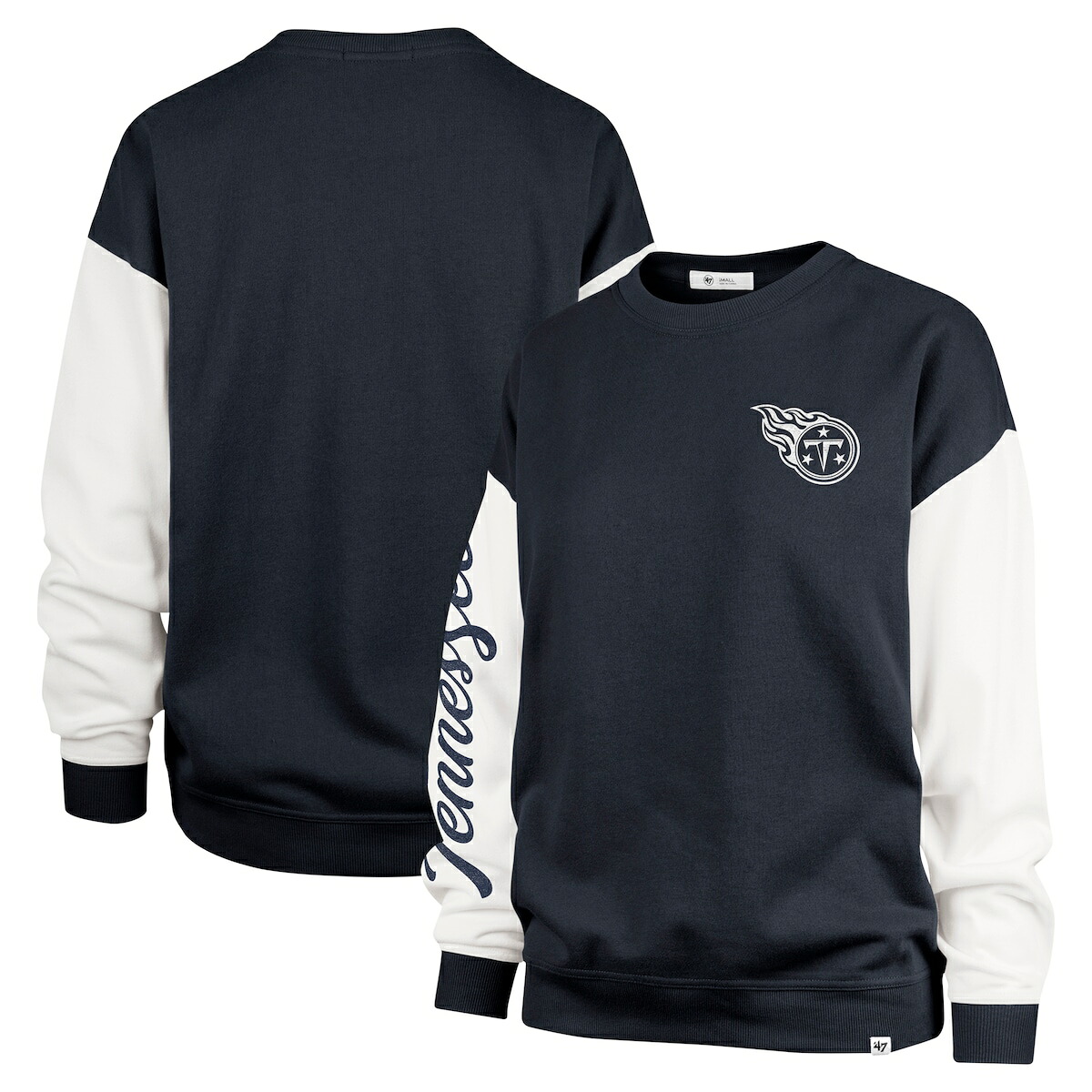 【公式グッズ】NFL タイタンズ トレーナー '47/フォーティーセブン/フォーティーセブン レディース ネイビー (DOUBLE HEADER RISE ANDIE CRW W)｜Fanatics公式ストア 店 14,743円