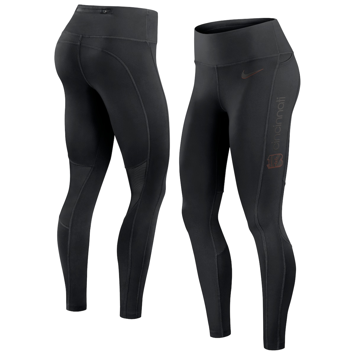 【公式グッズ】NFL ベンガルズ レギンス Nike/ナイキ レディース ブラック (24 Women's Nike Dri Fit Legging)|Fanatics公式ストア 店