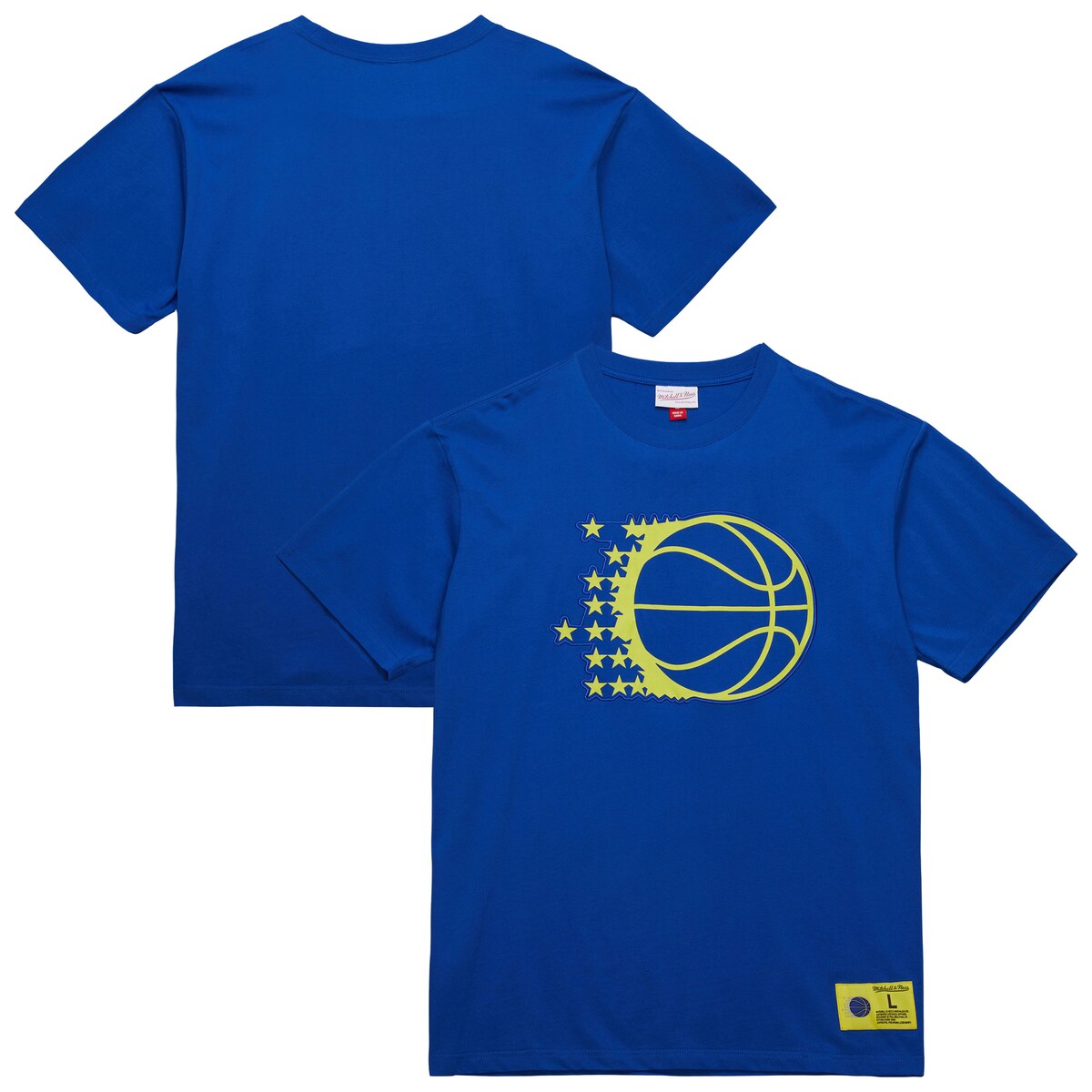 【公式グッズ】NBA マジック Tシャツ Mitchell & Ness/ミッチェル＆ネス メンズ ブルー (NBA MNC Men's HWC Neon Nights Premium SS Tee)｜Fanatics公式ストア 店