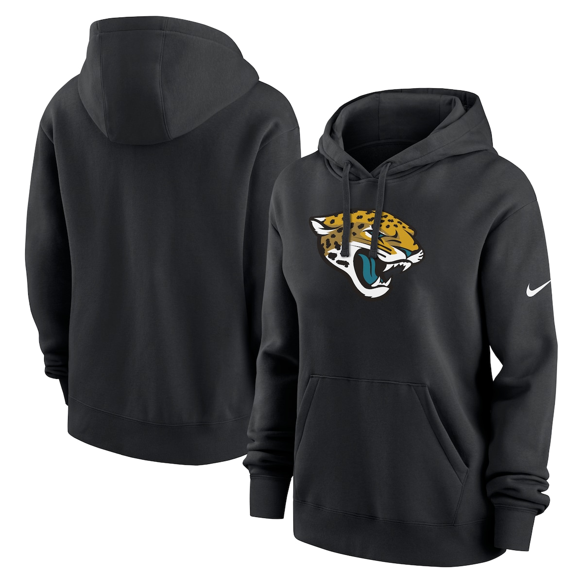 【公式グッズ】NFL ジャガーズ プルオーバー パーカー Nike/ナイキ レディース ブラック (24 Women's Nike Club Fleece Hoodie)