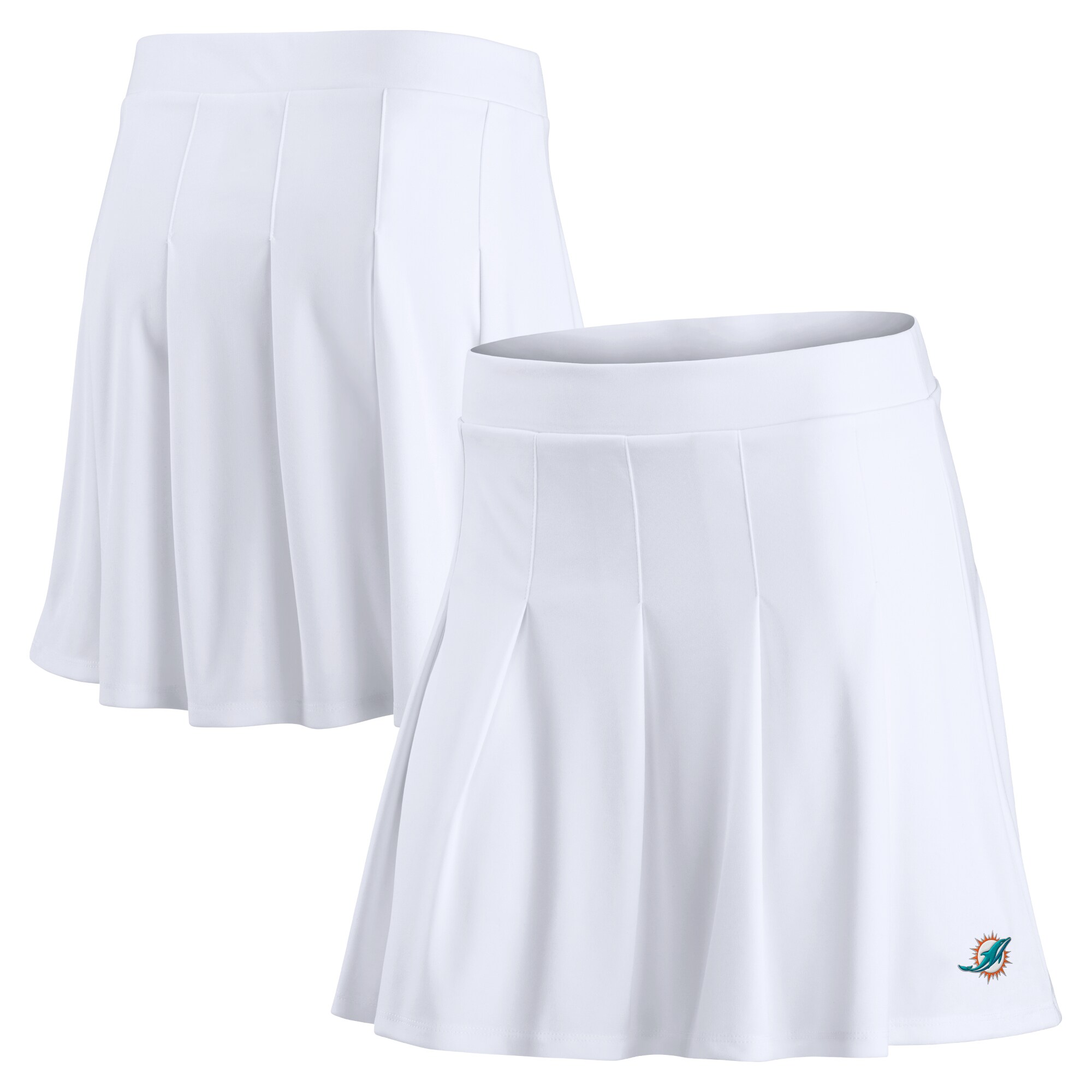 【公式グッズ】NFL ドルフィンズ スコート Fanatics/ファナティクス レディース ホワイト (24 Women's Primary Tennis Skort)｜Fanatics公式ストア 店