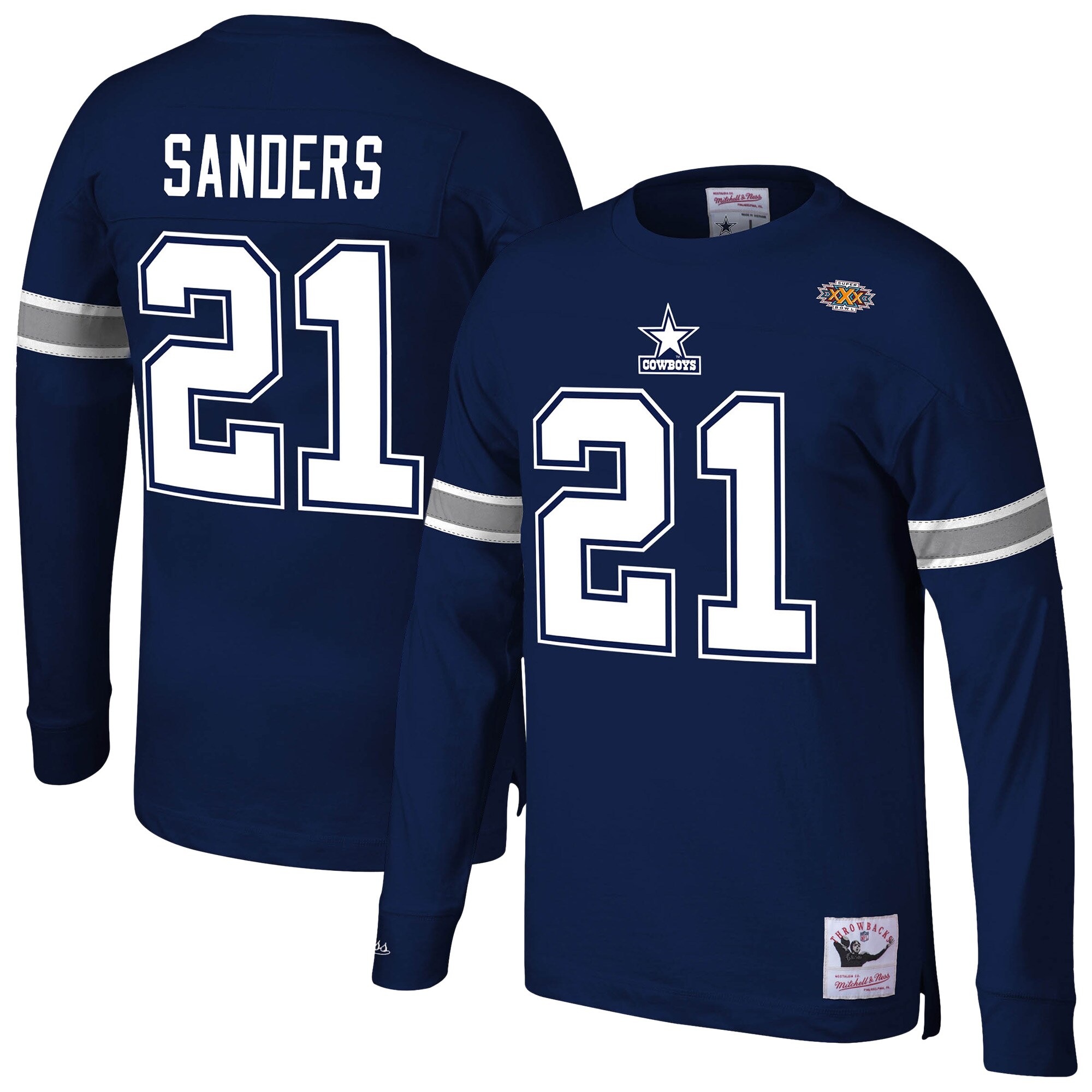 NFL ディオン・サンダース ダラス・カウボーイズ 21 ジャージ Mサイズ NFL ディオン・サンダース ダラス・カウボーイズ 21 ジャージ M