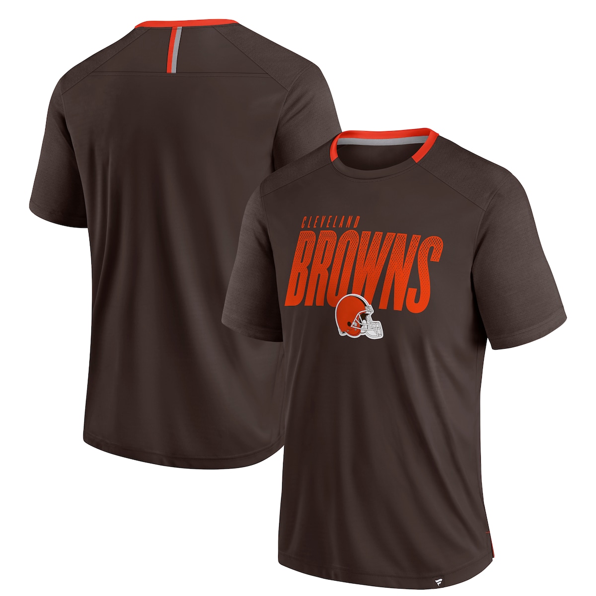 【公式グッズ】NFL ブラウンズ Tシャツ Fanatics/ファナティクス メンズ ブラウン (24 MENS Fanatics Defender Fade Dot Slant Poly SST)