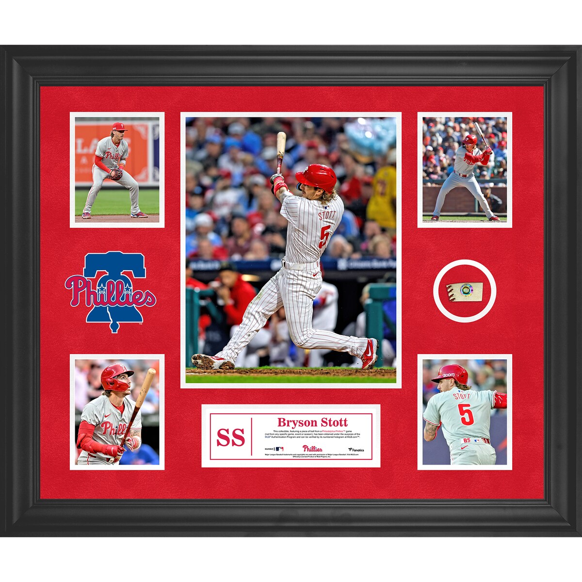 【公式グッズ】MLB フィリーズ ブライソン・ストット コレクタブルフォト Fanatics Authentic/ファナティクスオーセンティック (UNS GU PF05 FRAMING 45511)