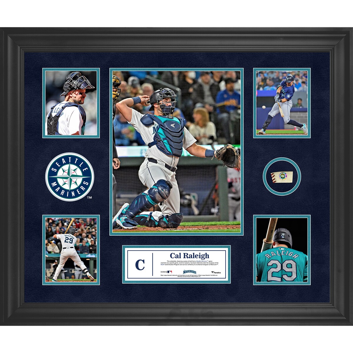 【公式グッズ】MLB マリナーズ カル・ラリー コレクタブルフォト Fanatics Authentic/ファナティクスオーセンティック (UNS GU PF05 FRAMING 45511)