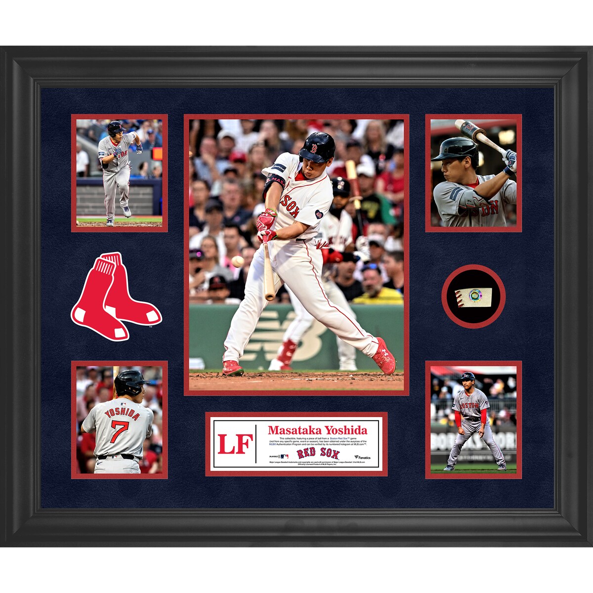 【公式グッズ】MLB レッドソックス 吉田 正尚 コレクタブルフォト Fanatics Authentic/ファナティクスオーセンティック (UNS GU PF05 FRAMING 45511)