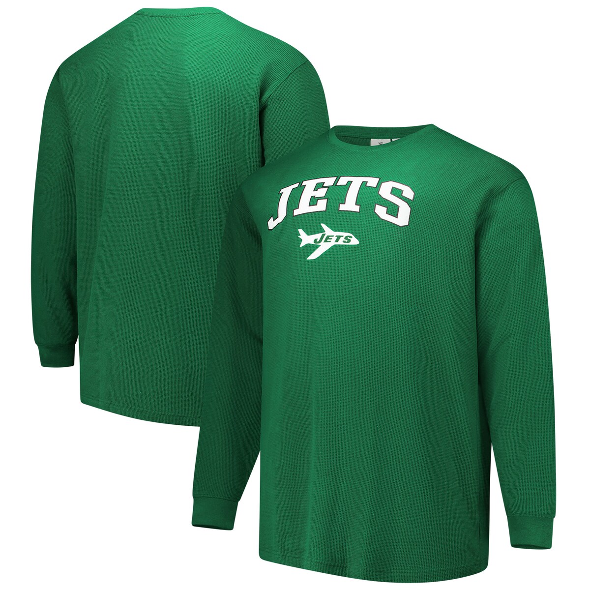 【公式グッズ】NFL ジェッツ 長袖 Tシャツ (大きいサイズ) Fanatics/ファナティクス メンズ グリーン (MENS B&T THROWBACK THERMAL CREW)|Fanatics公式ストア 店