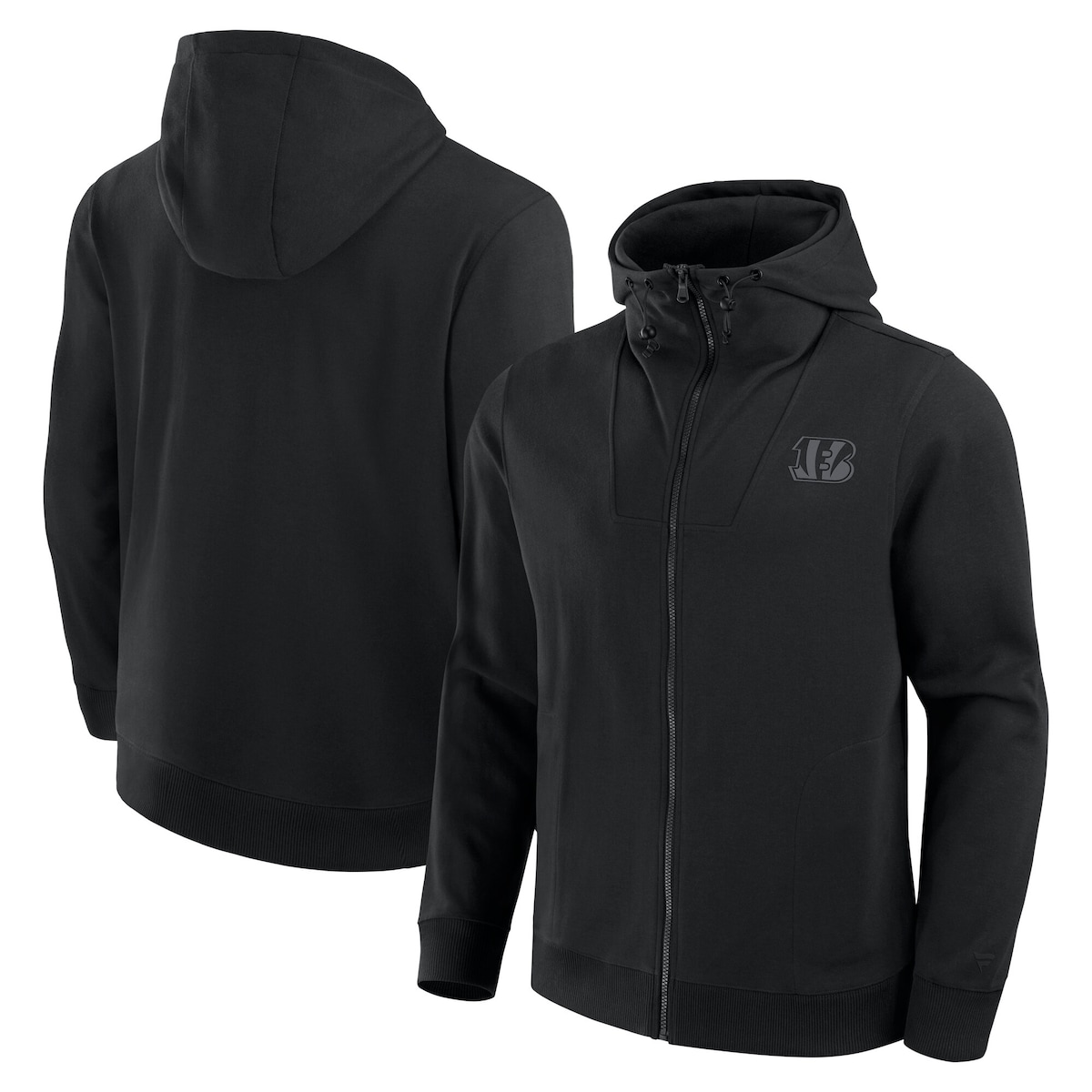 【公式グッズ】NFL ベンガルズ ジップアップ パーカー Fanatics/ファナティクス ブラック (24 MENS Front Office Signature Cotton Hooded Full-Zip)|Fanatics公式ストア 店