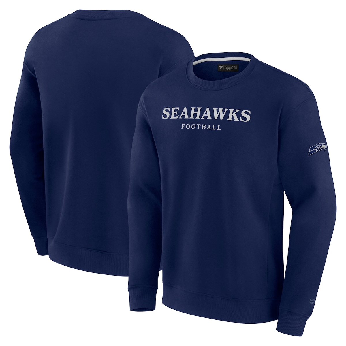 【公式グッズ】NFL シーホークス フリース トレーナー Fanatics/ファナティクス (24 MENS Elements Signature Fleece Crew)