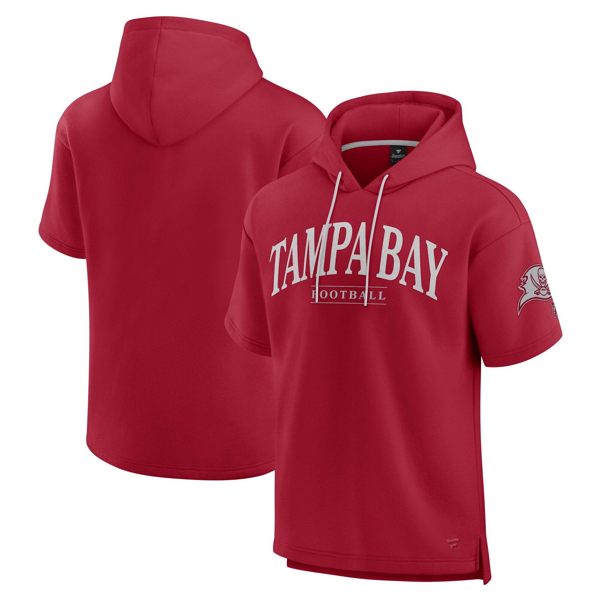 【公式グッズ】NFL バッカニアーズ 半袖 パーカー Fanatics/ファナティクス カージナルレッド (24 MENS Elements Signature SS Hood)