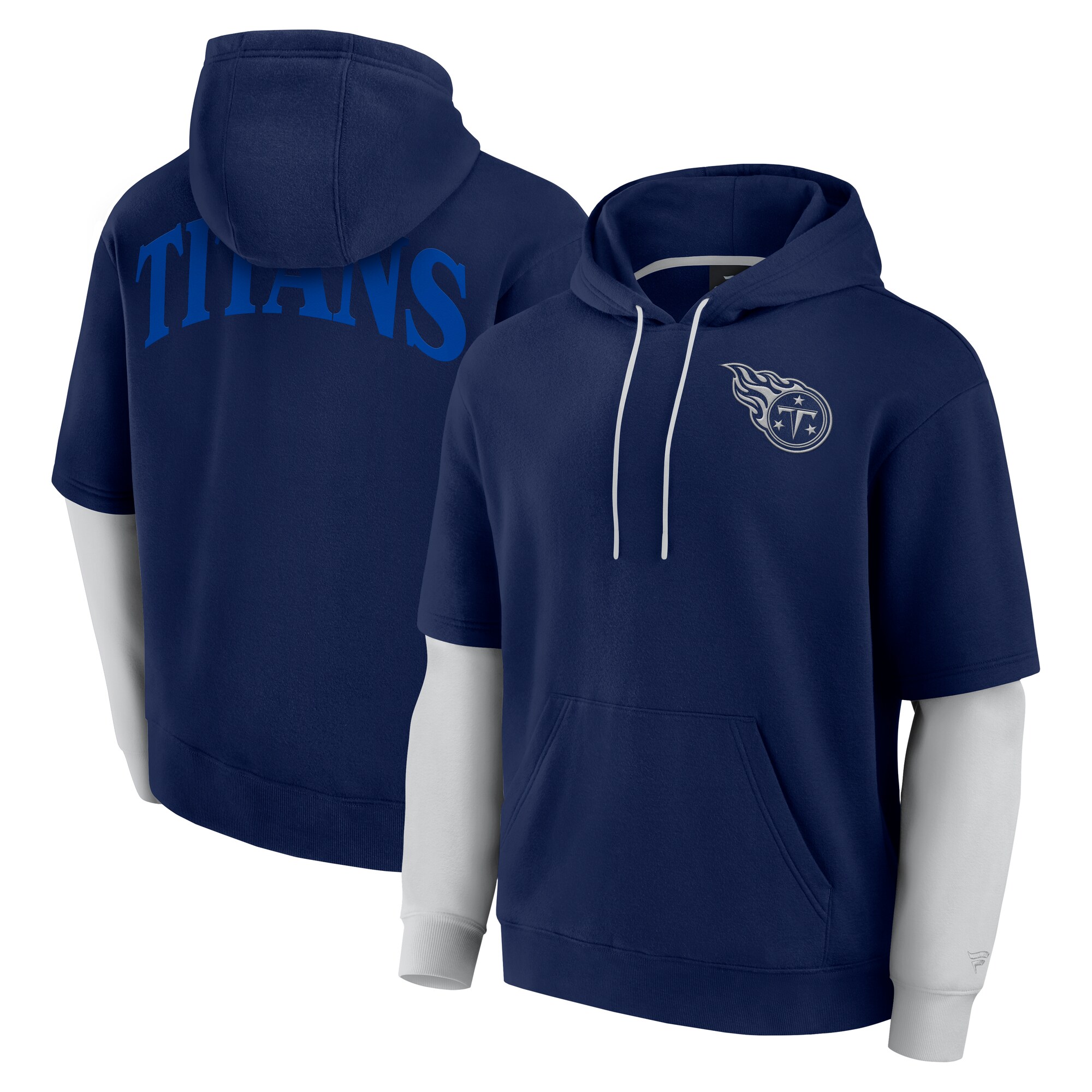 【公式グッズ】NFL タイタンズ プルオーバー パーカー Fanatics/ファナティクス ネイビー (24 MENS Elements Signature Cotton POH)|Fanatics公式ストア 店