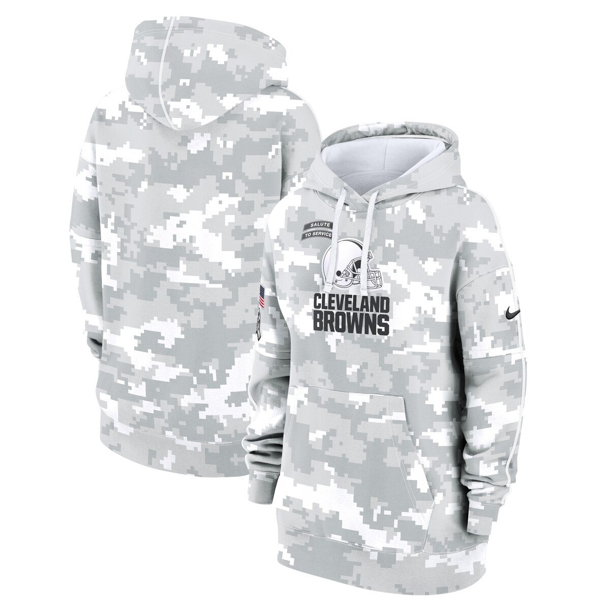 【公式グッズ】NFL ブラウンズ フリース パーカー Nike/ナイキ レディース (24 Women's Nike STS Pullover Club Hoodie)