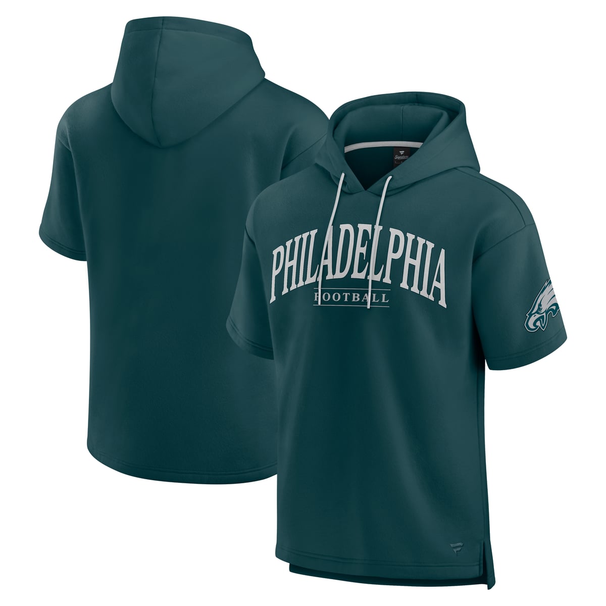 【公式グッズ】NFL イーグルス 半袖 パーカー Fanatics/ファナティクス グリーン (24 MENS Elements Signature SS Hood)