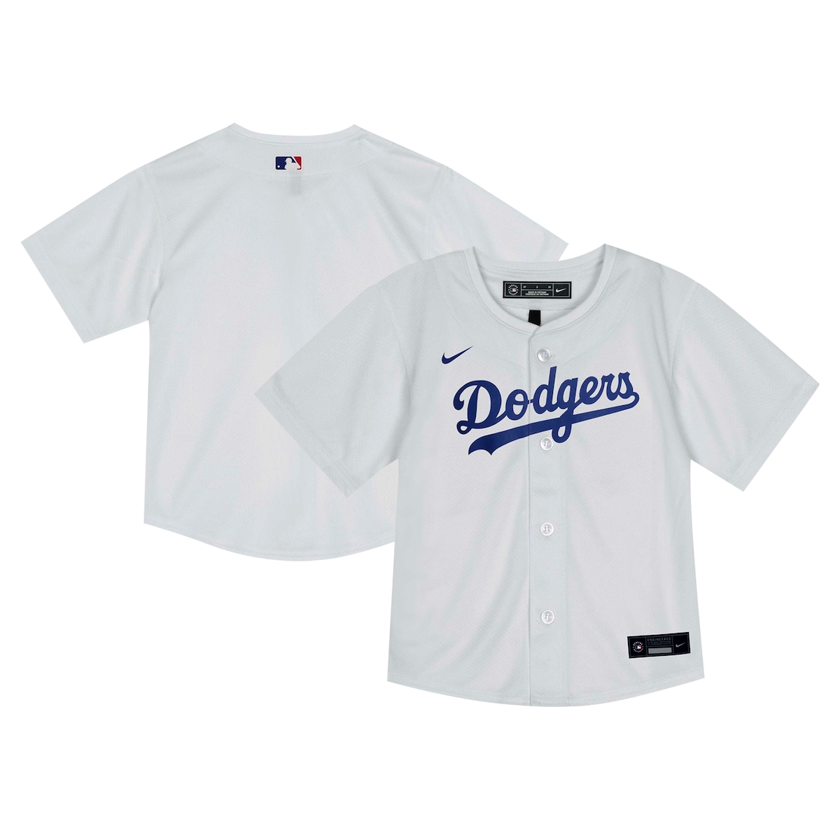 【公式グッズ】MLB ドジャース ホーム ユニフォーム Nike/ナイキ トドラー・幼児サイズ ホワイト (Toddler Home Game Blank Jersey)