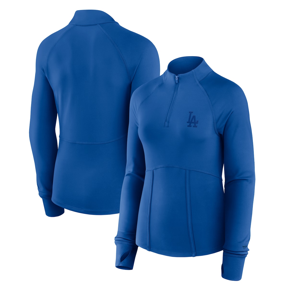 【公式グッズ】MLB ドジャース プルオーバー Fanatics/ファナティクス レディース ロイヤル (Elements Womens Signature Triblend LS)